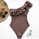 One-shoulder Monokini