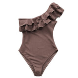 One-shoulder Monokini