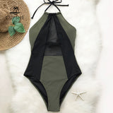Halter One-piece Swimsuit
